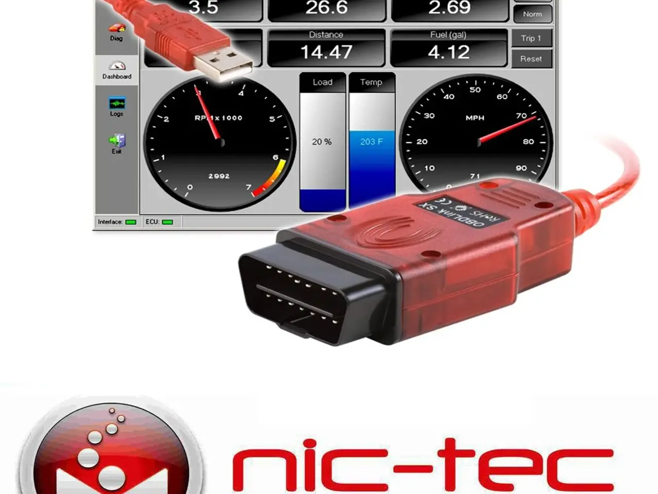 Billede 1 - Diagnosescanner til Ford og Mazda - bilspecifik tester til PC via USB