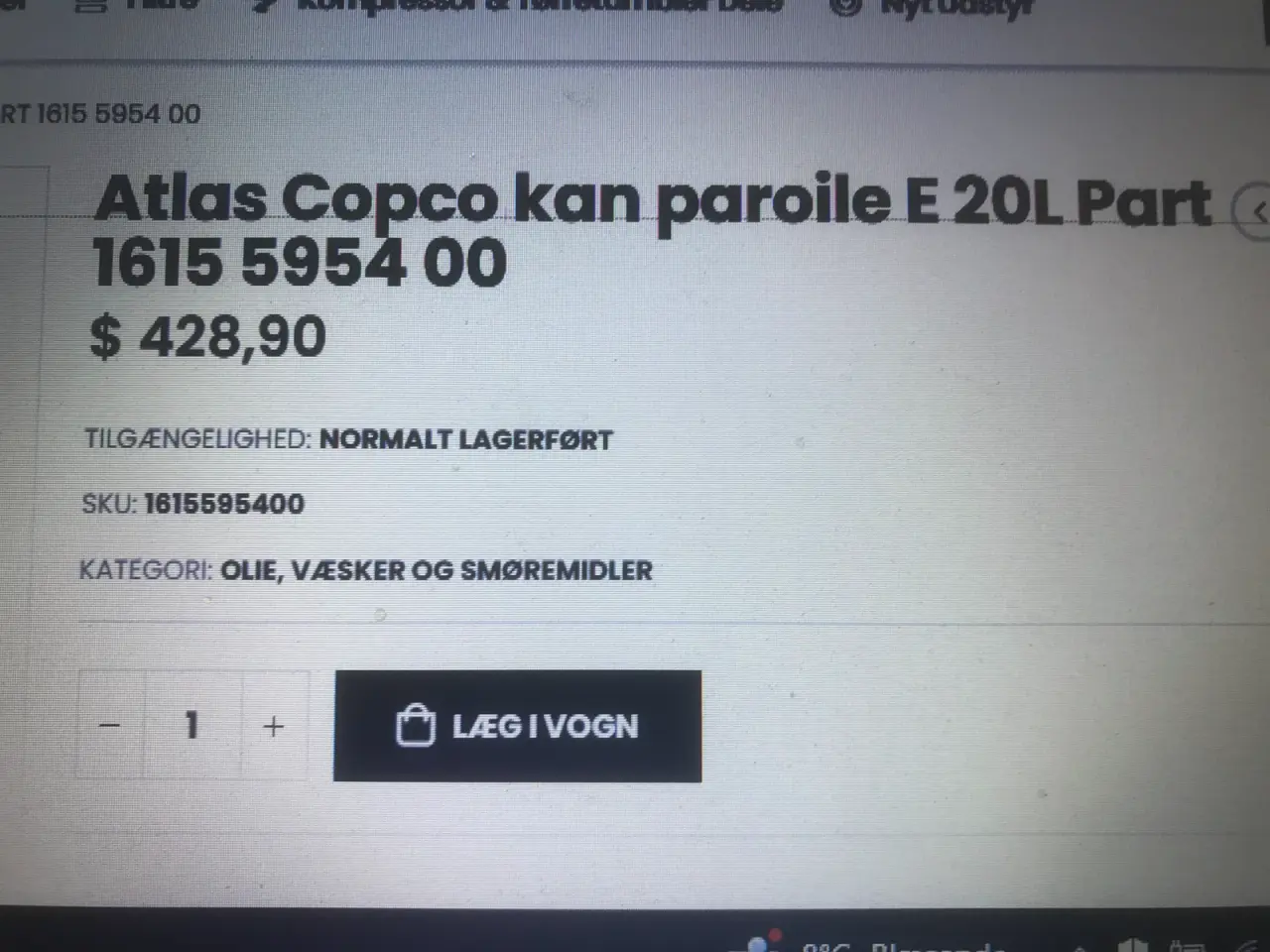 Billede 3 - Atlas Copco motorolie 16 liter