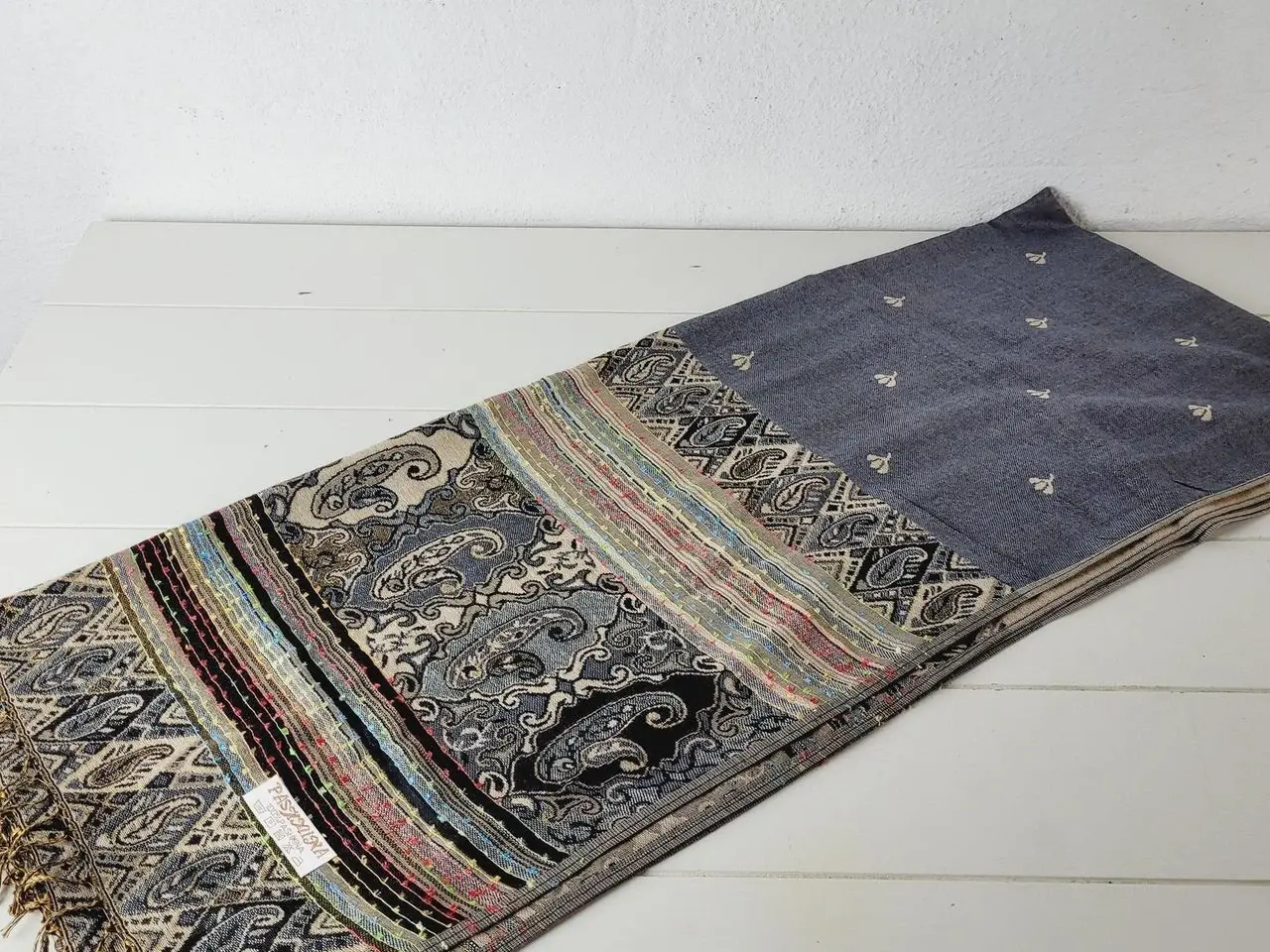 Billede 5 - ⭐️- Elegant og Blødt Pashmina Tørklæde - UBRUGT