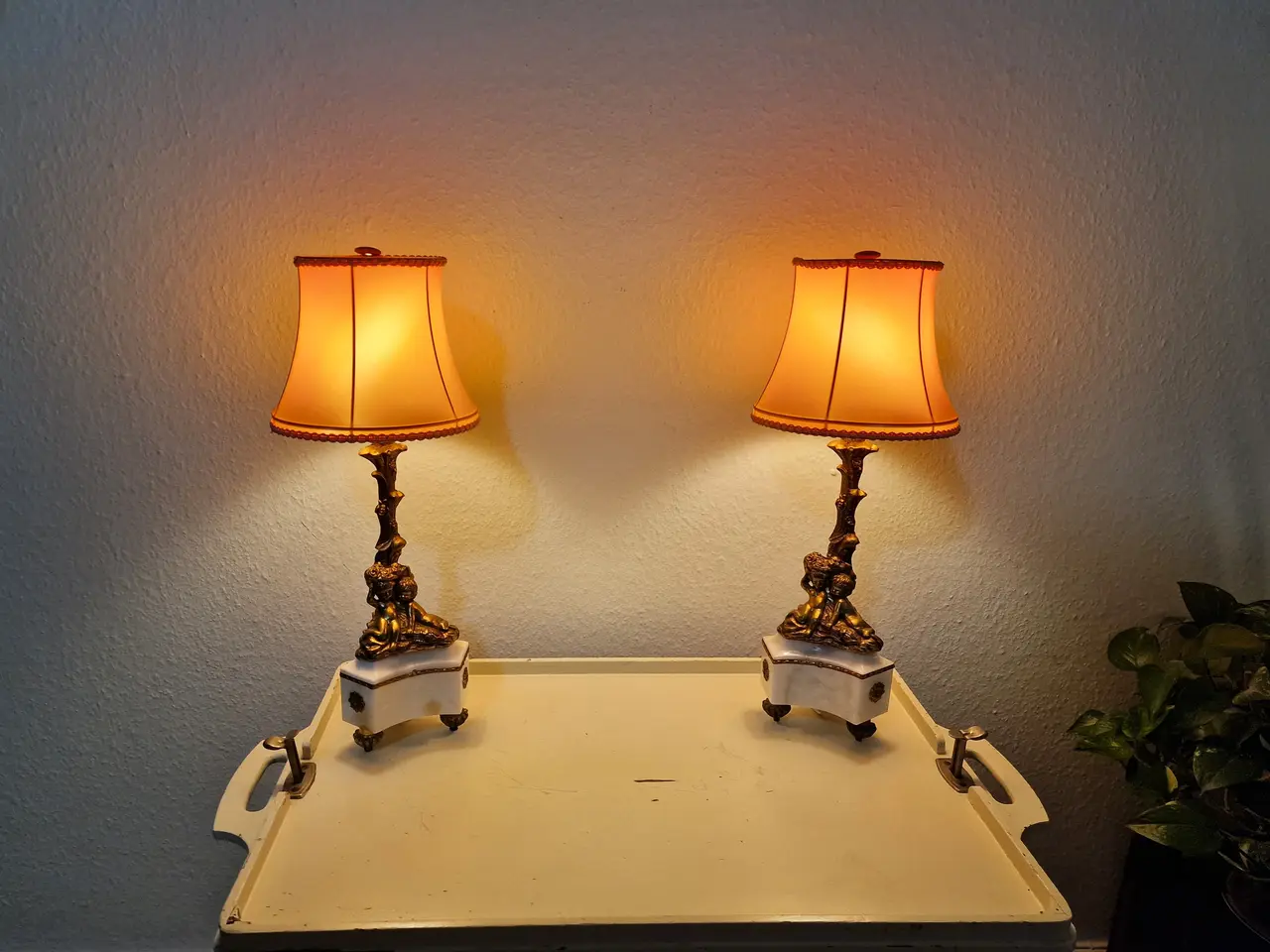 Billede 9 - Et par vintage bordlamper.