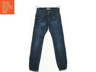Mørkeblå jeans med nitter fra Name It (str. 128)