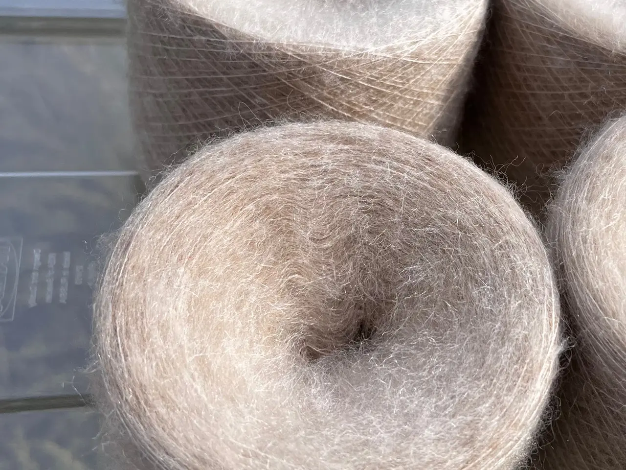 Billede 2 - Italiensk Kvalitetsgarn - Mohair/Silke 400 gram