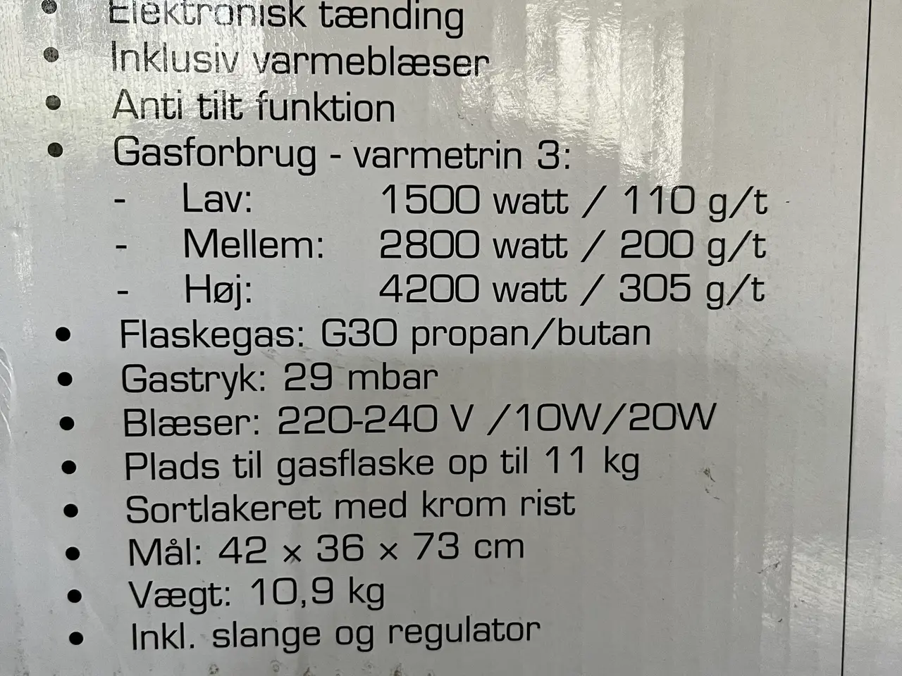 Billede 3 - Ny Home it Combi gasovn 4,2 kw med elblæser