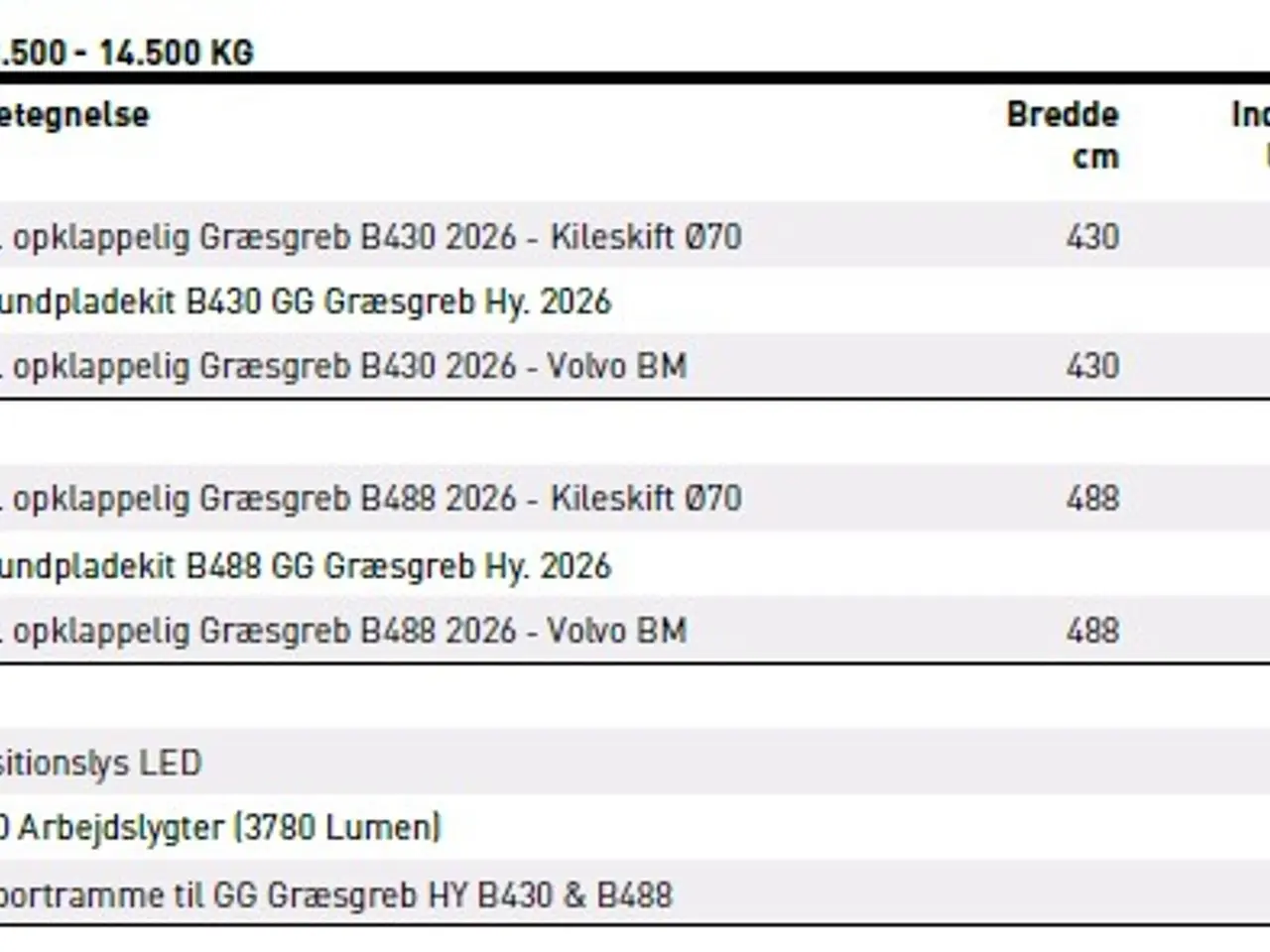 Billede 21 - JST GG græsgreb m. hy. opklap