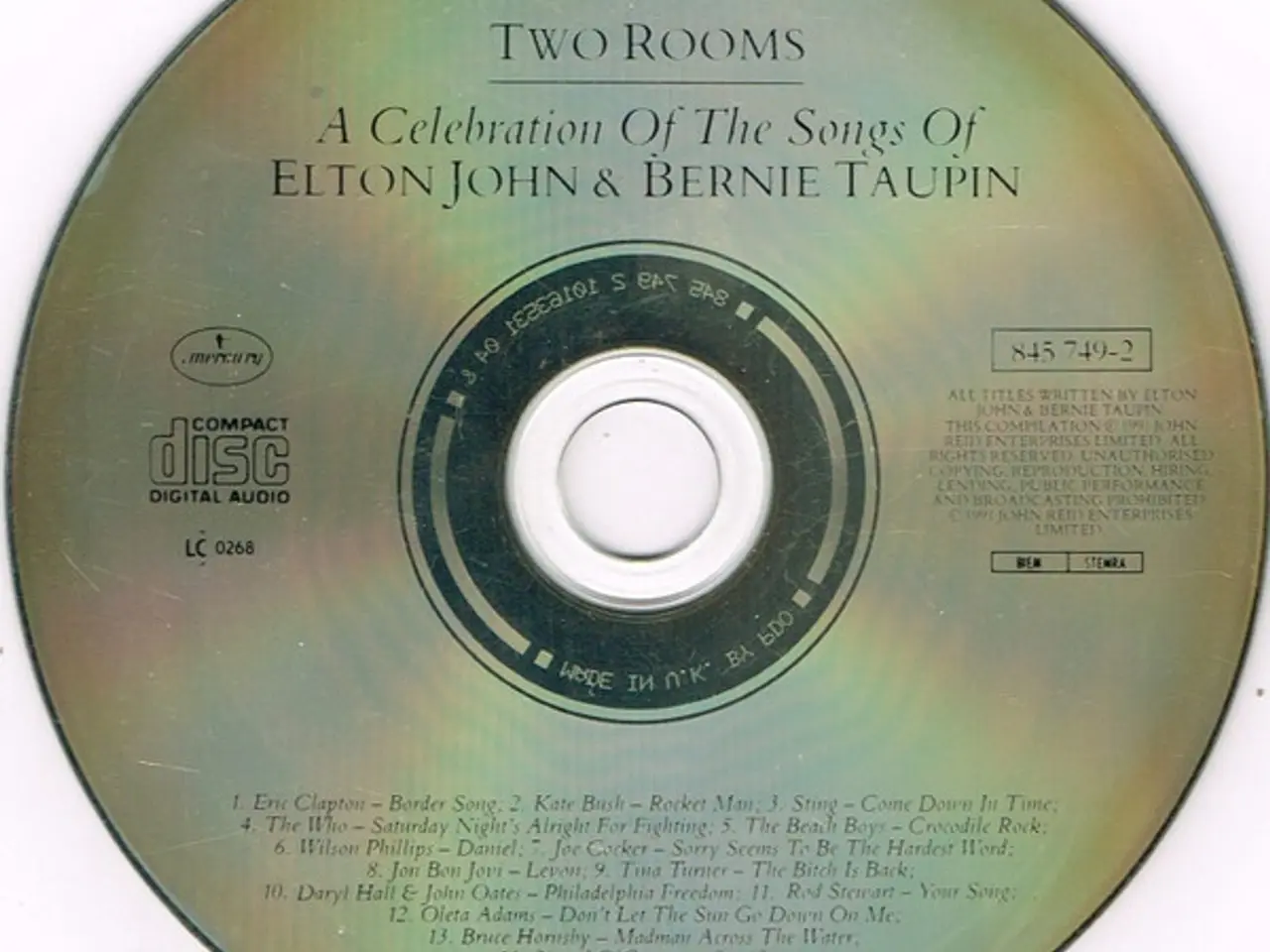 Billede 3 - Diverse kunstnere – Two Rooms – CD
