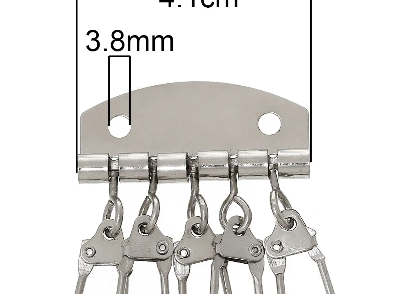 Billede 2 - Beslag til nøglepung # HARDWARE # DIY