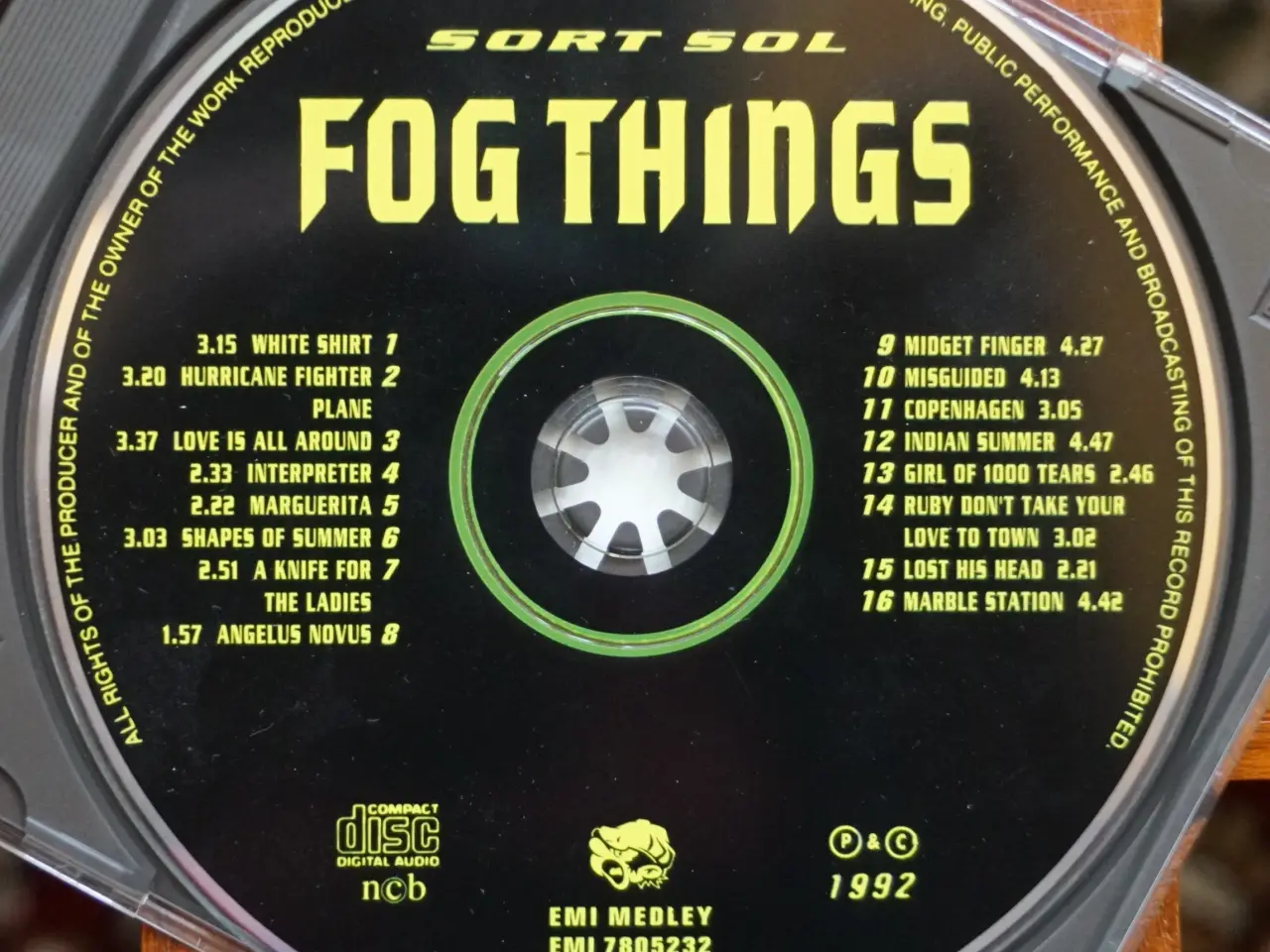 Billede 3 - Sort Sol: Fog things