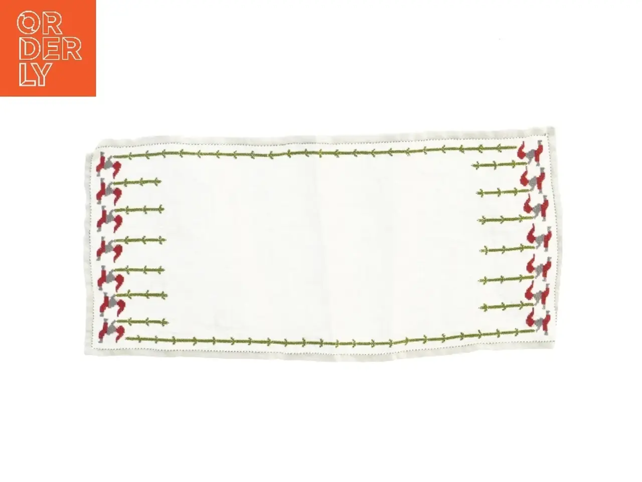 Billede 2 - Bordløber med jule broderi (str. 43x20 cm)
