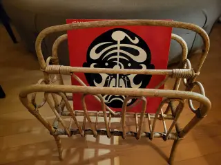 Vintage magasin holder i bambus