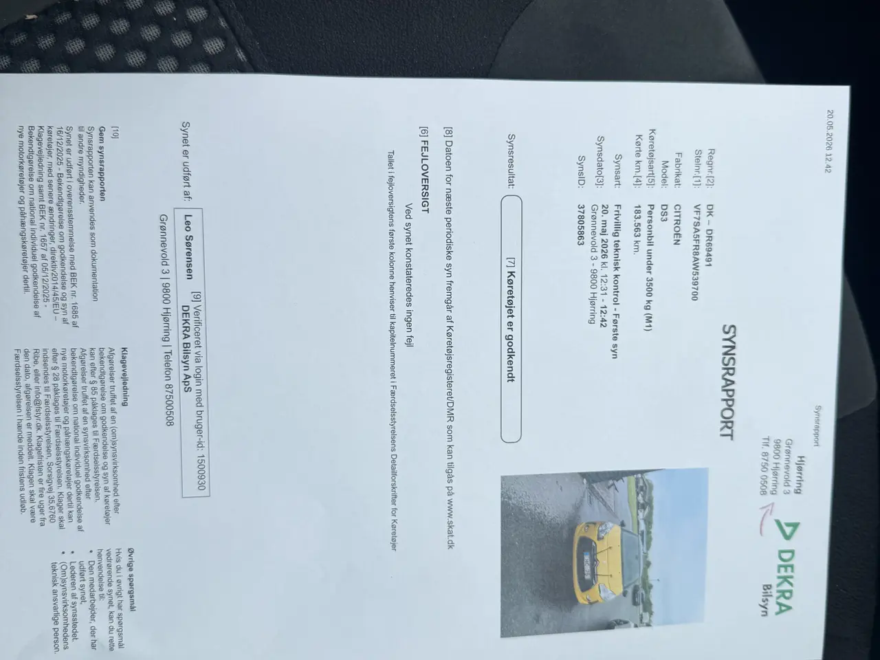 Billede 12 - DS3 sport 1,6 Benzin 156 Hk
