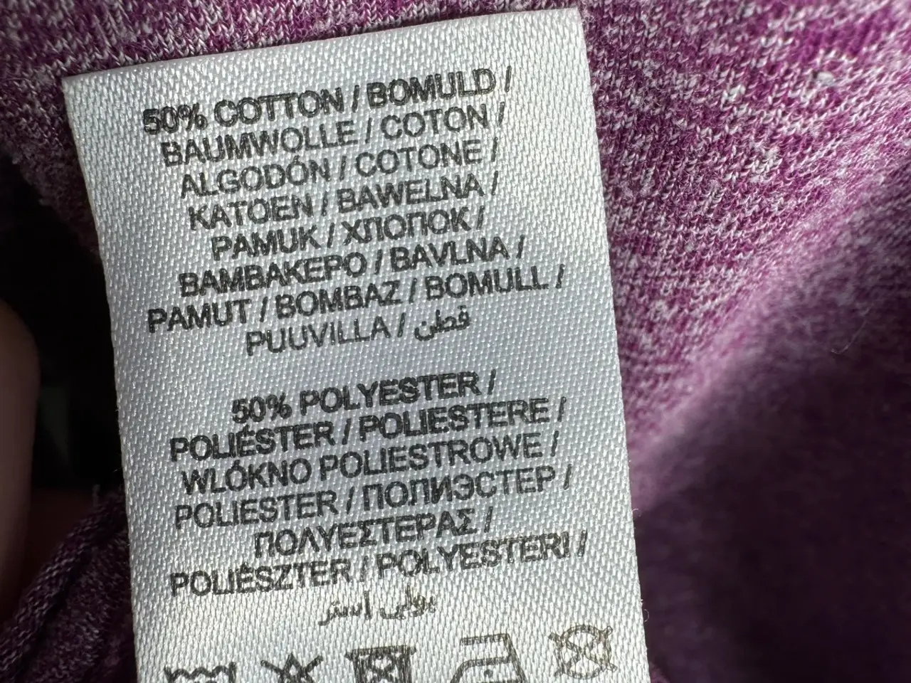 Billede 3 - Lilla Hummel trøje med hvidt logo str. 164
