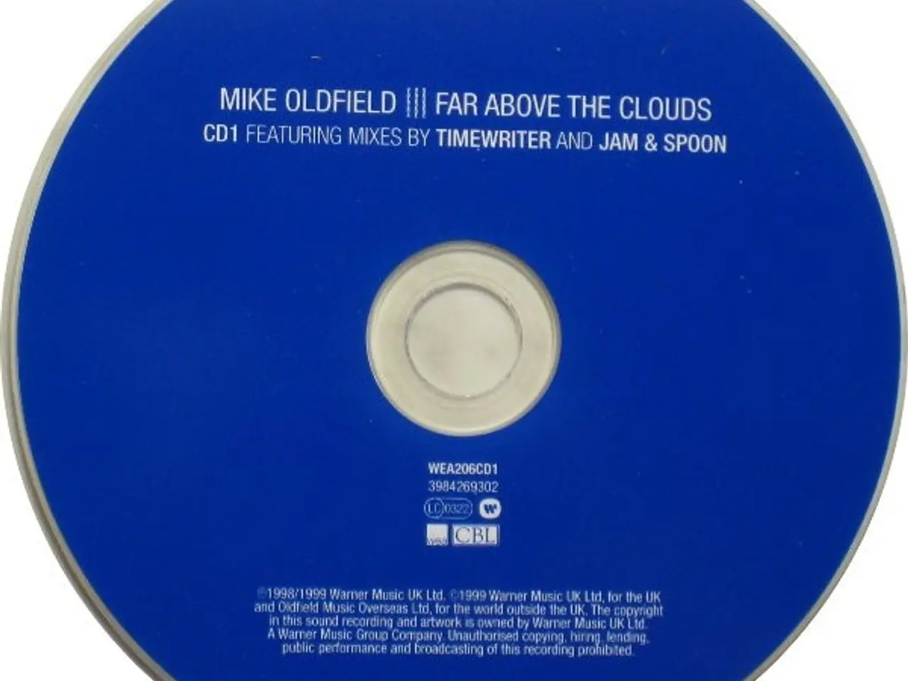 Billede 4 - Mike Oldfield – Far Above The Clouds – CD