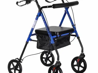 Rollator med 4 hjul ActionMed - let aluminium, højdejusterbar