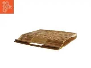 1980'er Vintage Cult Gaia Evie Bambus taske (str. 31 x 31 x 6 cm)