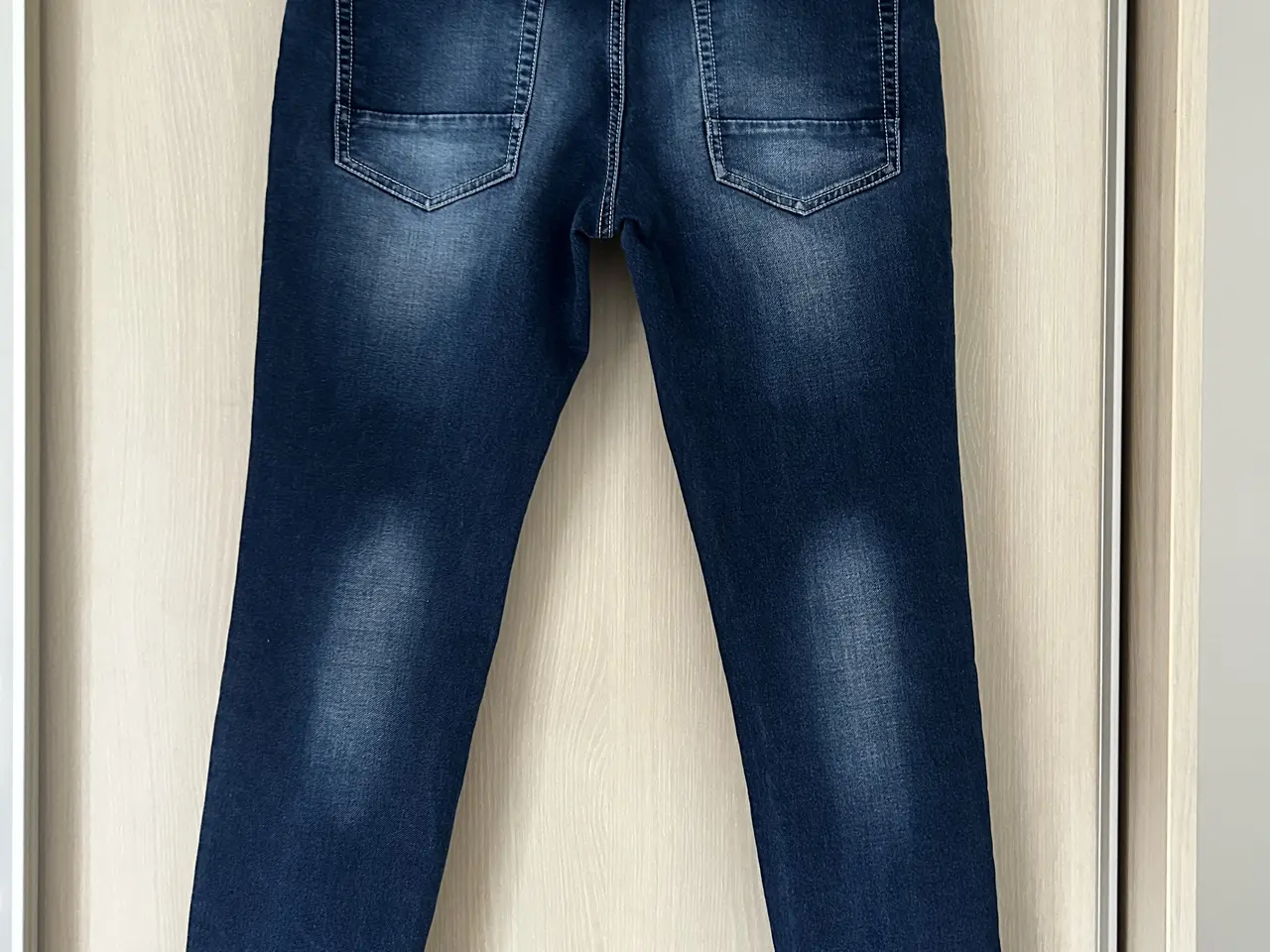 Billede 2 - Skinny blå jeans fra DNMX, medium