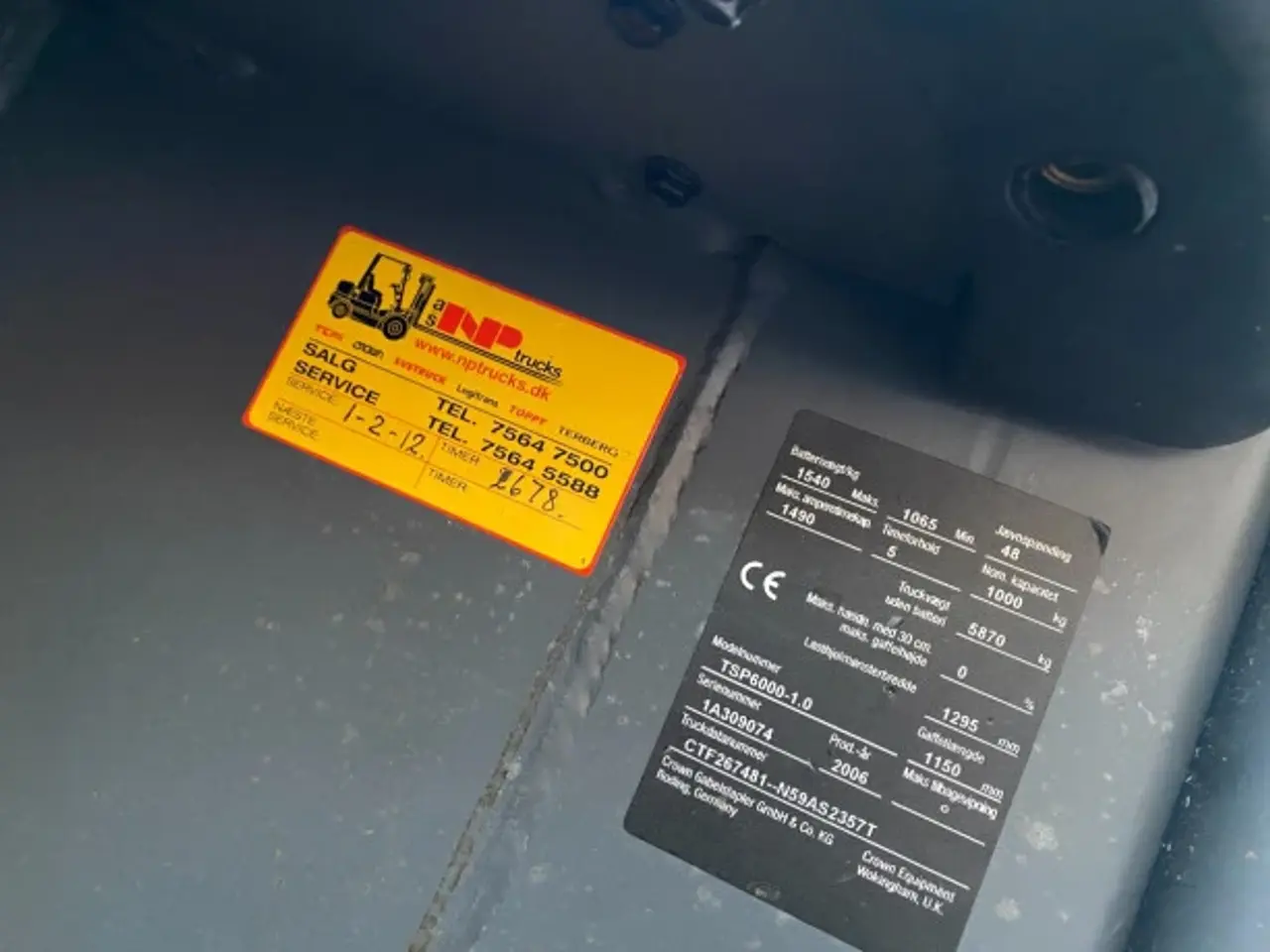 Billede 7 - TCM TSP 6000-1.0 Plukketruk