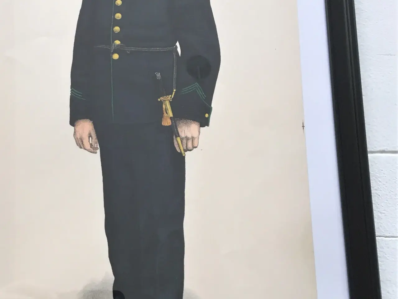 Billede 4 - Stort C.L. Seifert billede med 3 uniform