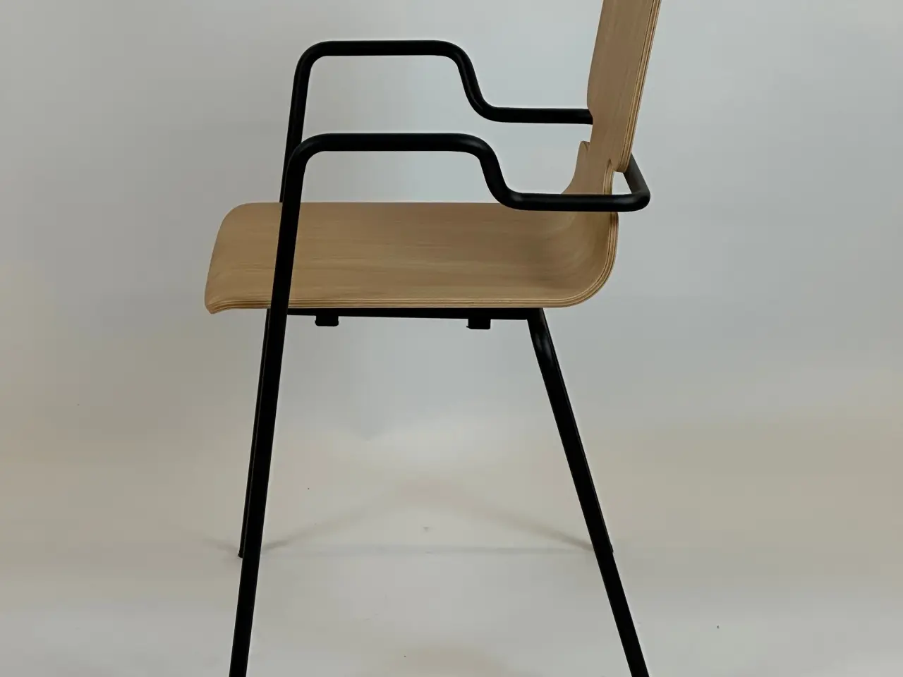 Billede 4 - Labofa Ohio Wire Chair Stol – Træ med Sort Stel