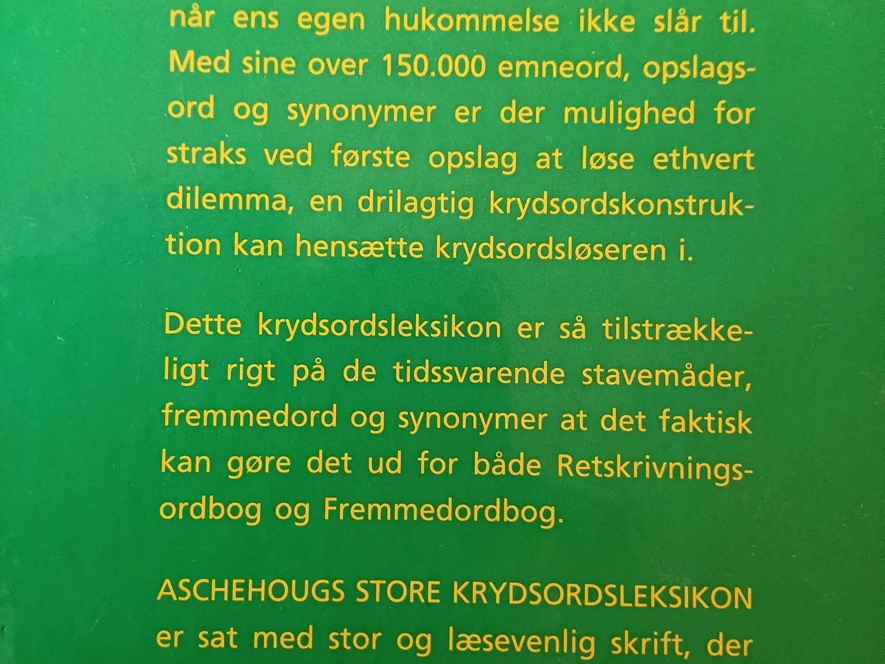 Billede 4 - Aschehougs store krydsordsleksikon
