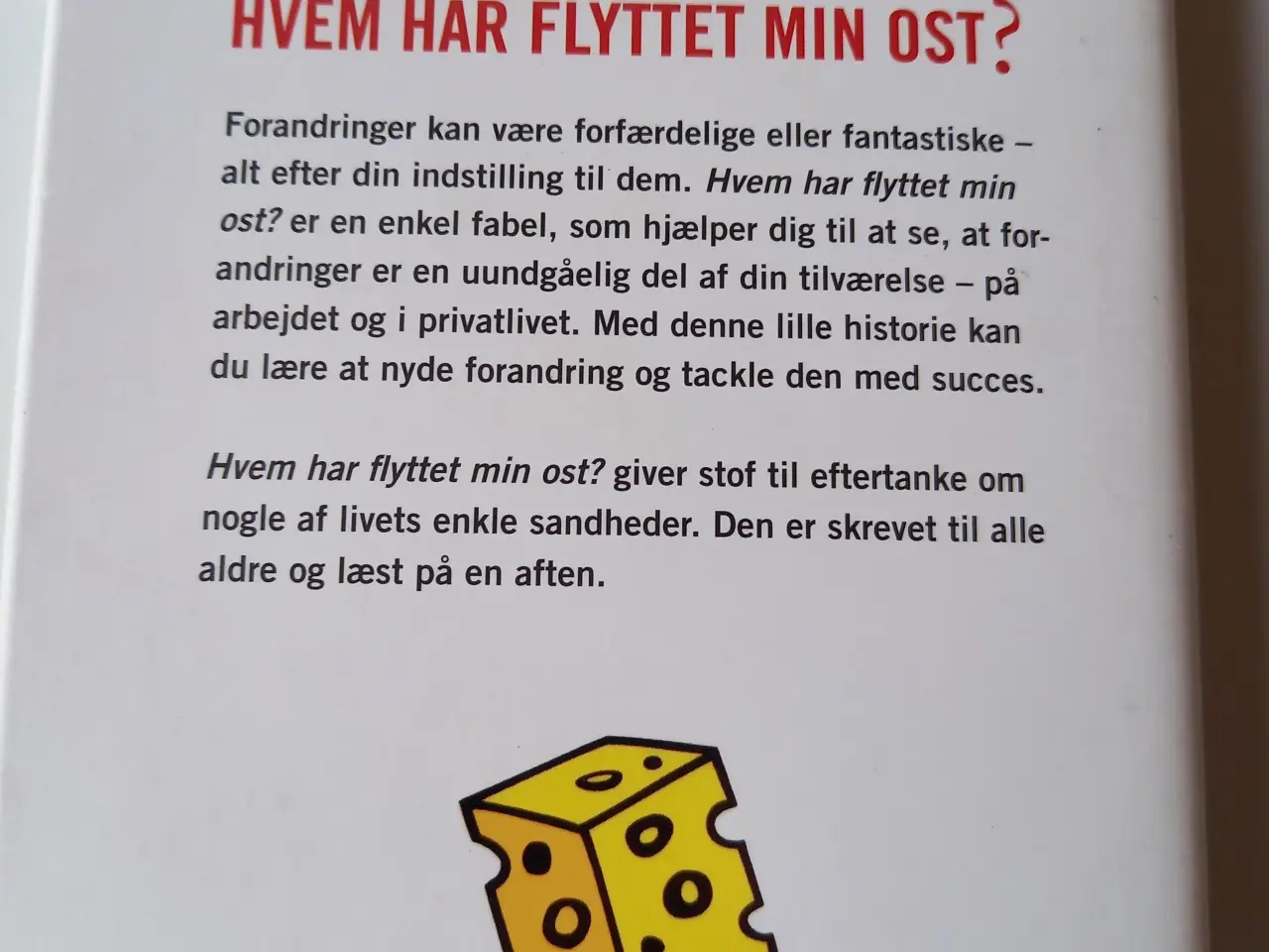 Billede 4 - Hvem har flyttet min ost? af Spencer Johnson