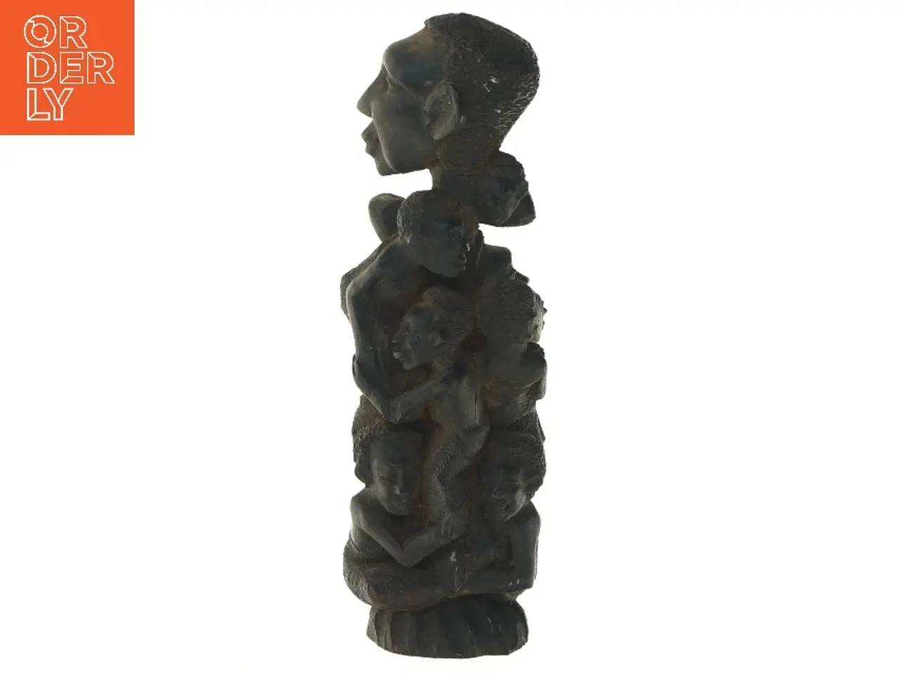 Billede 3 - Træskulptur af mennesker (str. 24,5 cm)