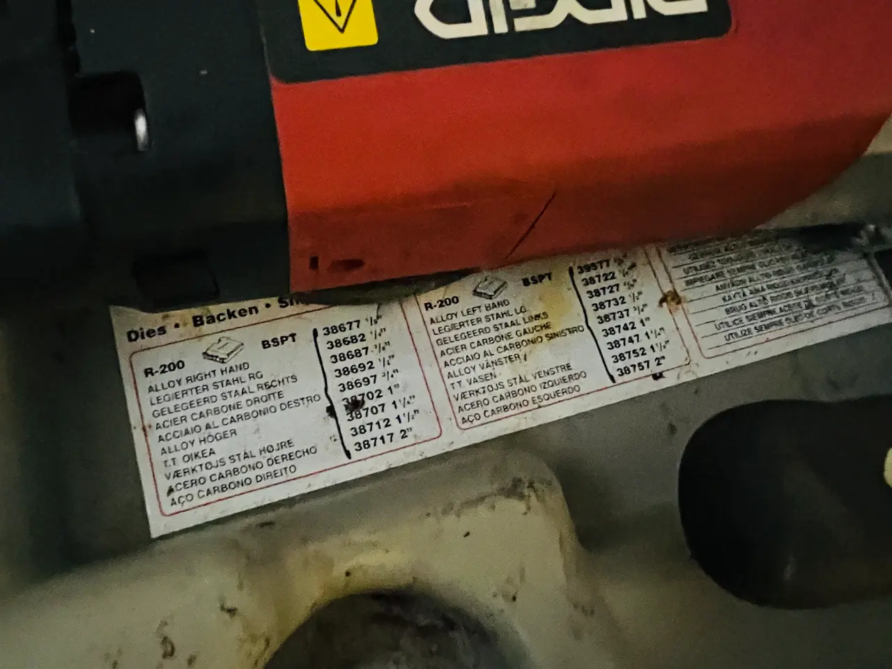 Billede 3 - Gevindskæremaskine RIDGID 690
