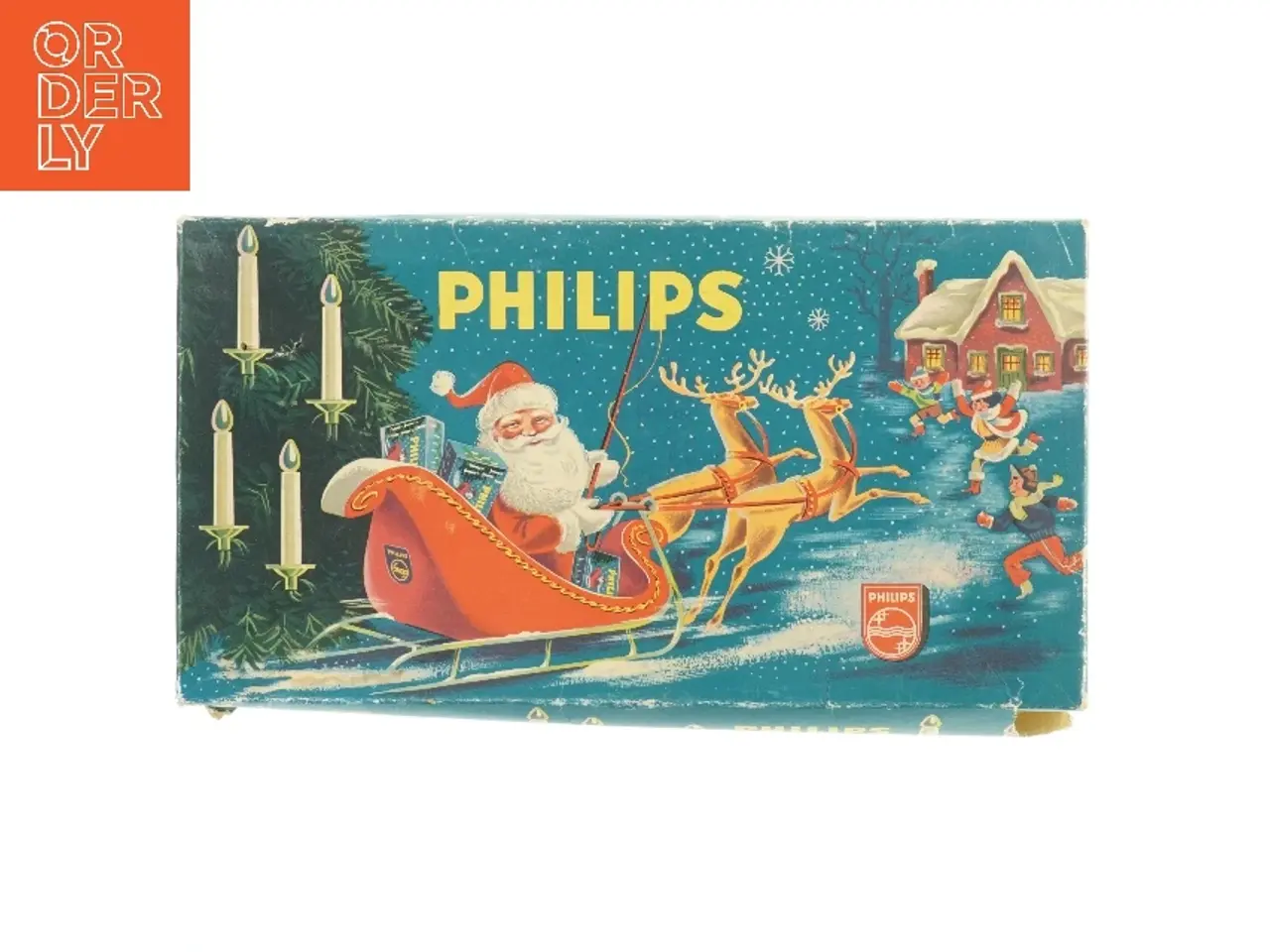 Billede 1 - Vintage julelys i original æske fra Philips (str. 210-240V )