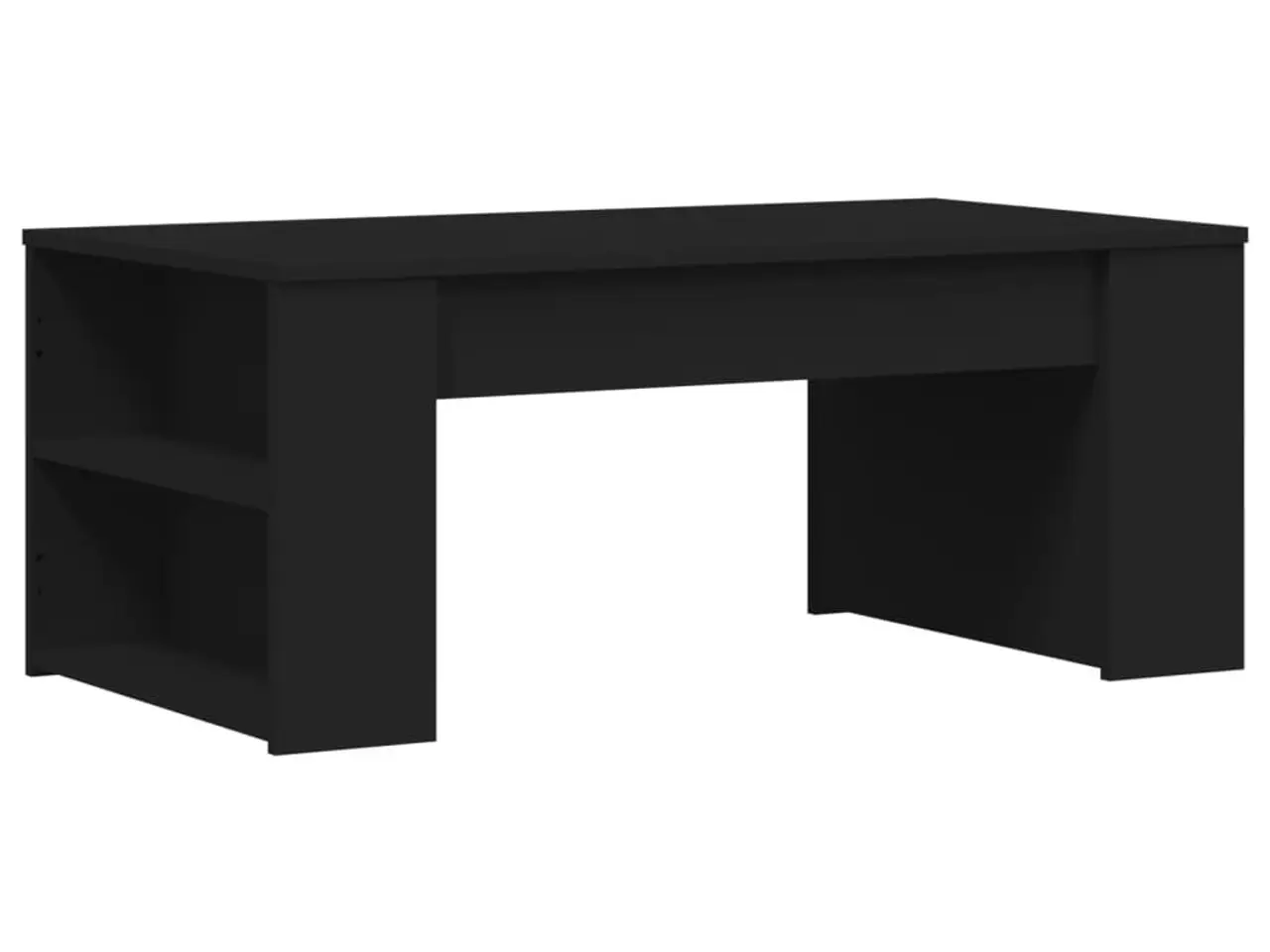 Billede 6 - Sofabord i konstrueret træ - 102 × 55 × 42 cm, sort