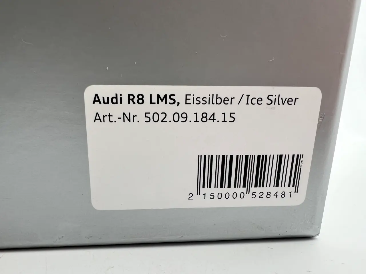Billede 13 - 2009 Audi R8 LMS GT3 Presentation 1:18