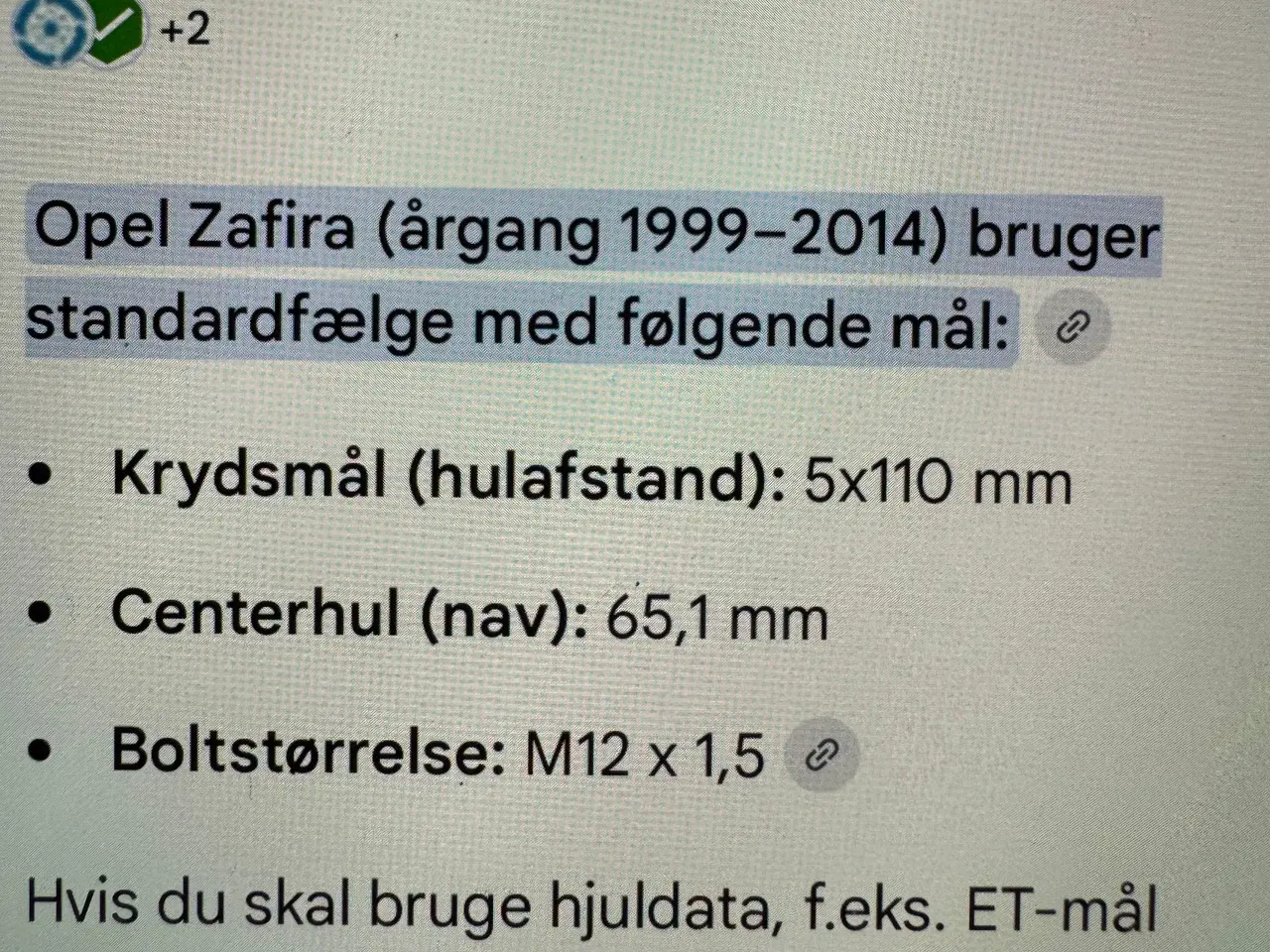 Billede 4 - Sommer dæk på alufælge 