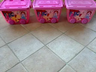 Disney prinsesse Opbevaringskasser 3 stk 