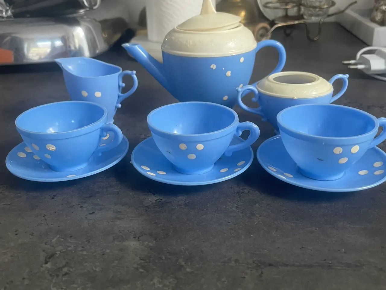 Billede 1 - Retro vintage dukke kaffestel