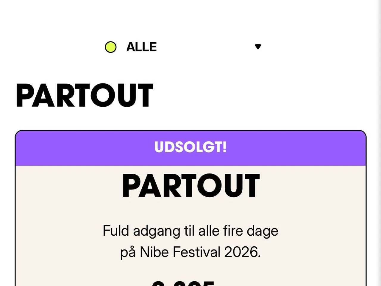 Billede 1 - Søger - Partout Nibe festival