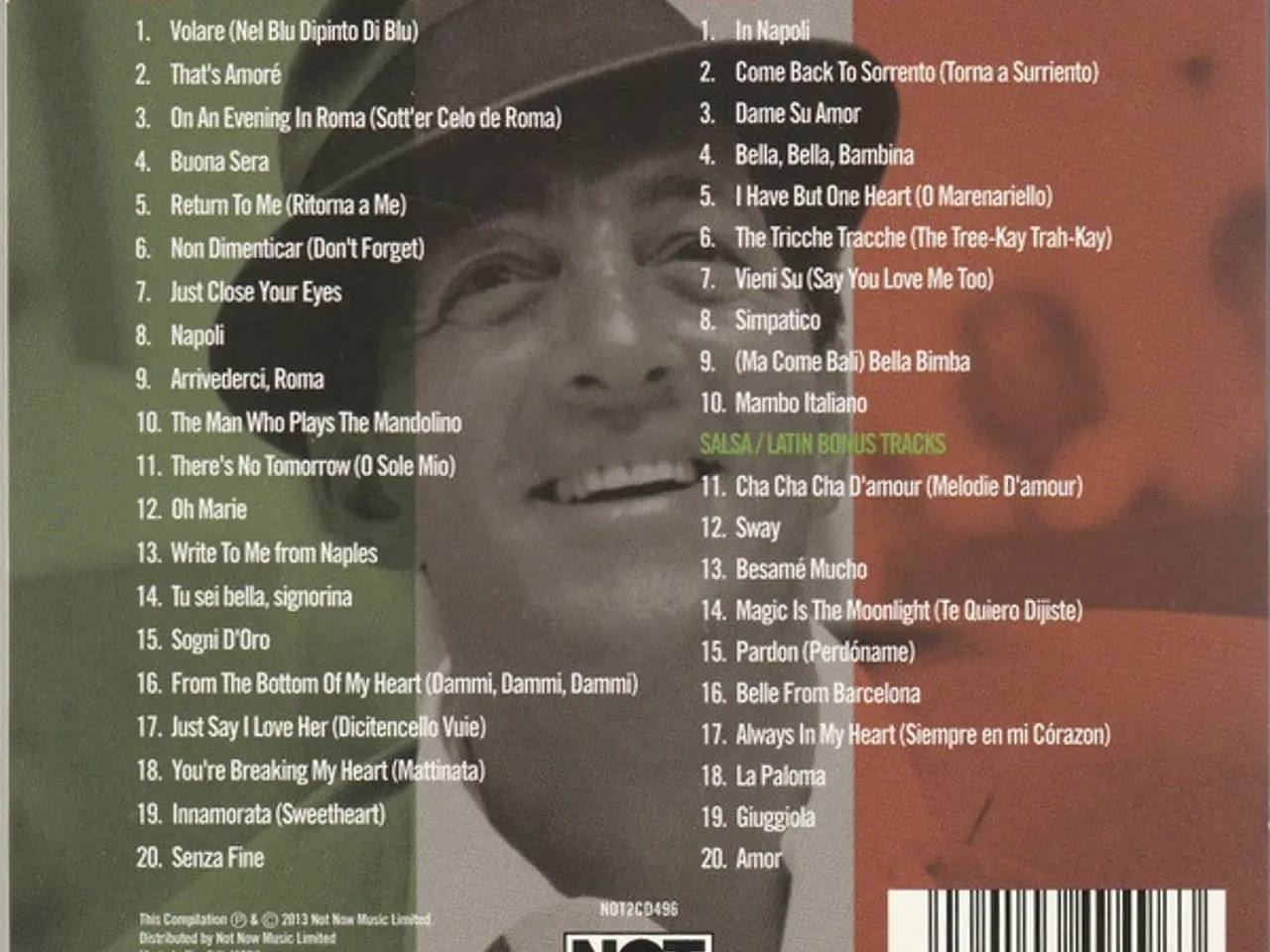 Billede 2 - Dean Martin – Italian Love Songs – 2CD