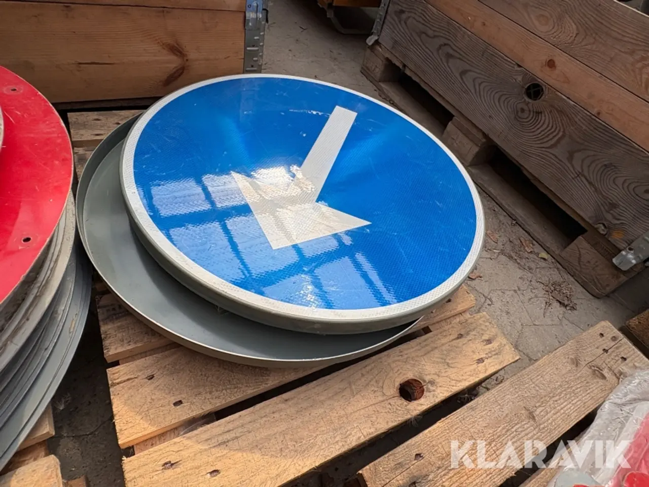 Billede 5 - Assorterede trafikskilte 3,5 paller