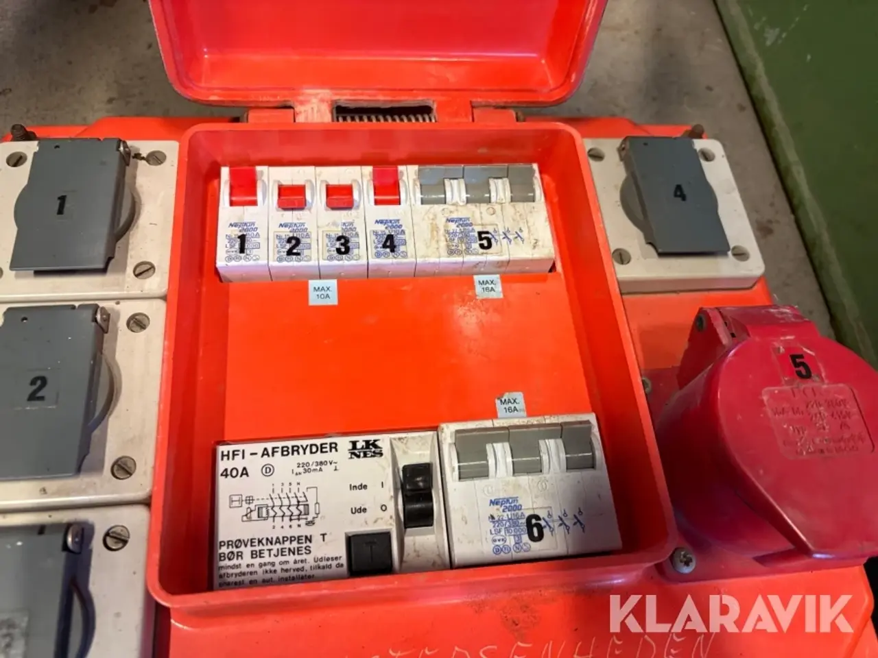 Billede 5 - Lot Eltavler og arbejdslamper