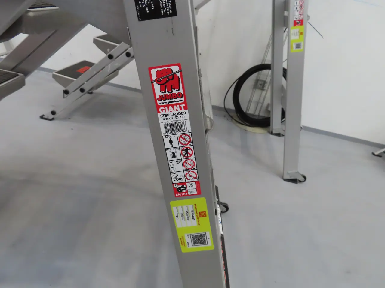 Billede 3 - Trappestige JUMBO Giant Step Ladder 4 steps