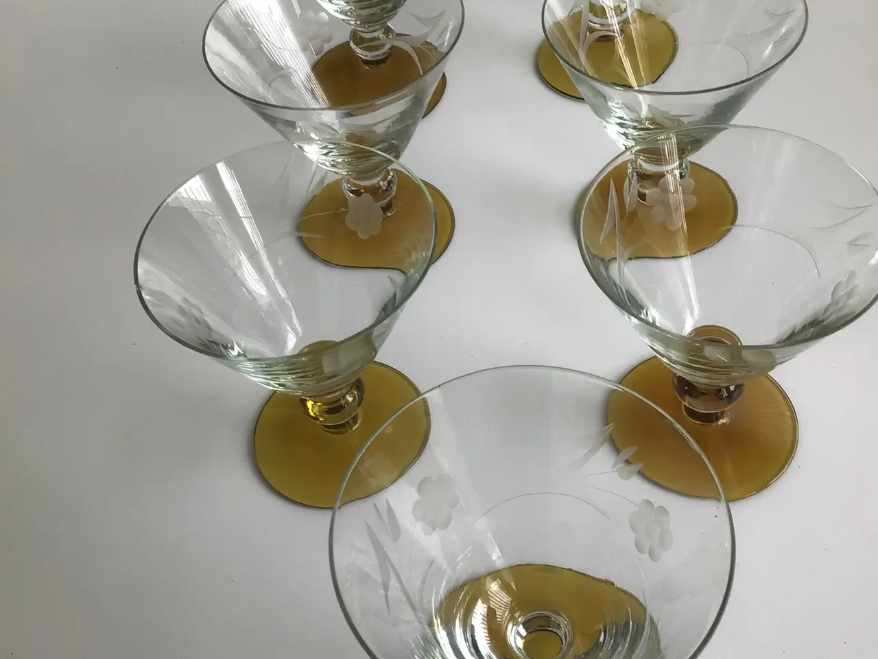 Billede 4 - 38 stk. Antikke Lis Holmegaard glas