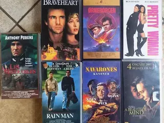 Video film. 38 stk. VHS