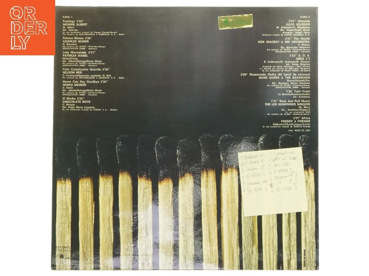 Billede 3 - Exitos del Momento vinyl album fra Carnaby Records
