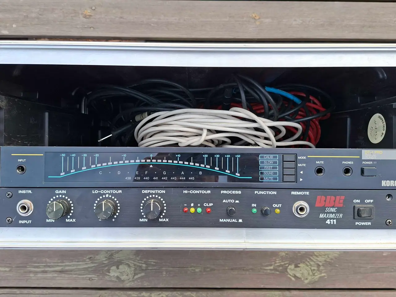 Billede 1 - Rack-setup: Korg tuner, BBE Sonic Ma