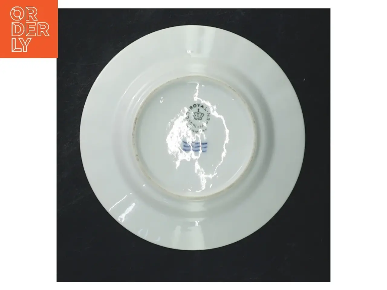 Billede 3 - Royal Copenhagen tallerken med skibsmotiv fra Royal Copenhagen (str. Ø 12,5 cm)