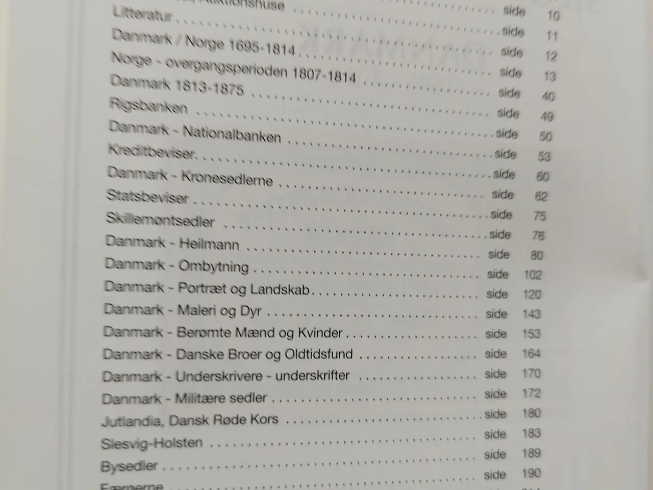 Billede 3 - Siegs Seddelkatalog Danmark 1695-2014