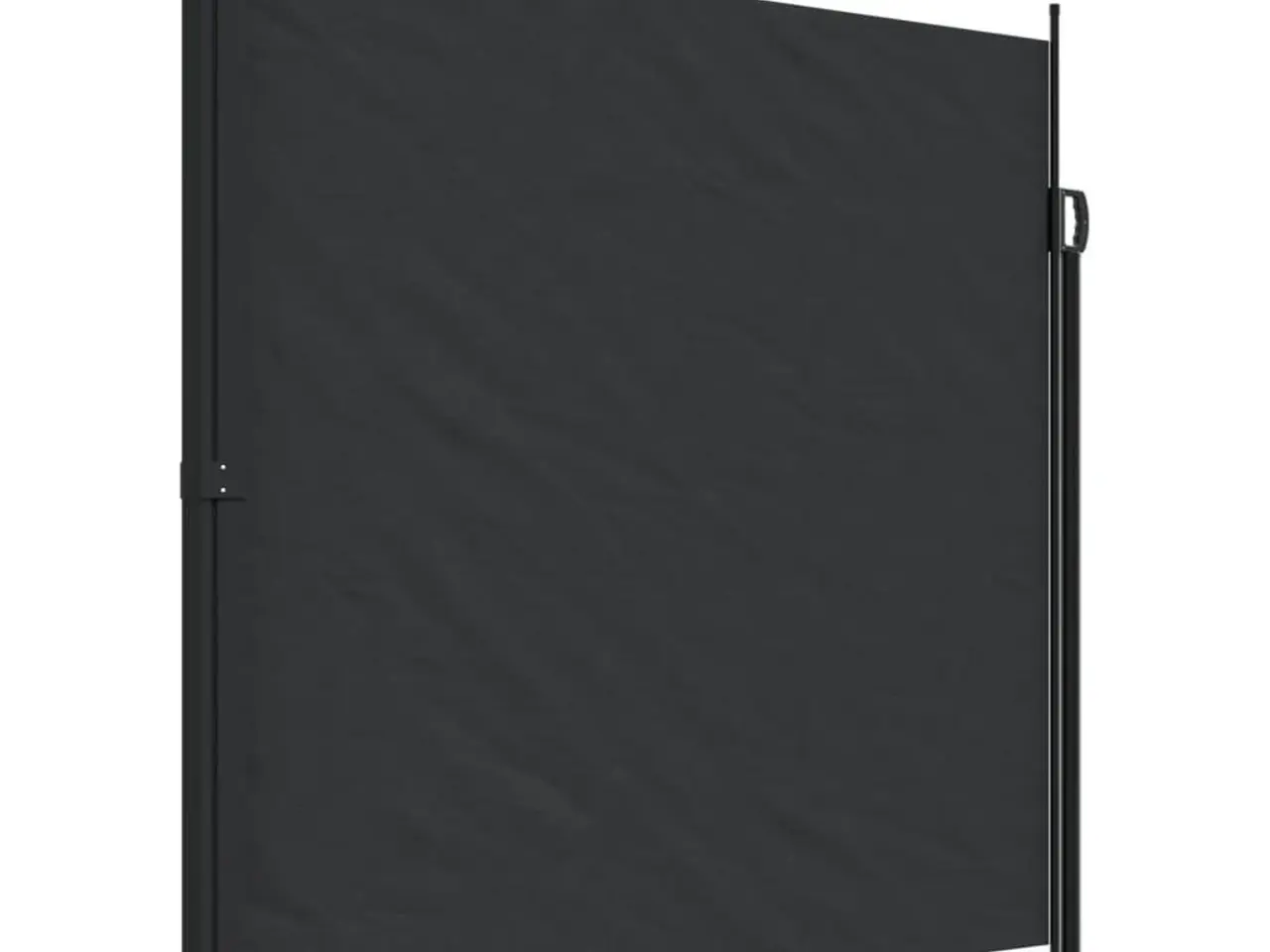 Billede 2 - Sammenrullelig sidemarkise 200 × 600 cm - sort