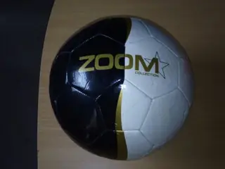Læder fodbold aldrig brugt pæn