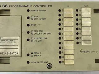 Omron SYSMAC S6 3G2S6-CPU15 PLC Controller 24V 8