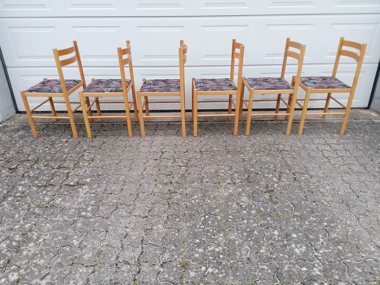 Billede 7 - Spisebordsstole i Bøg