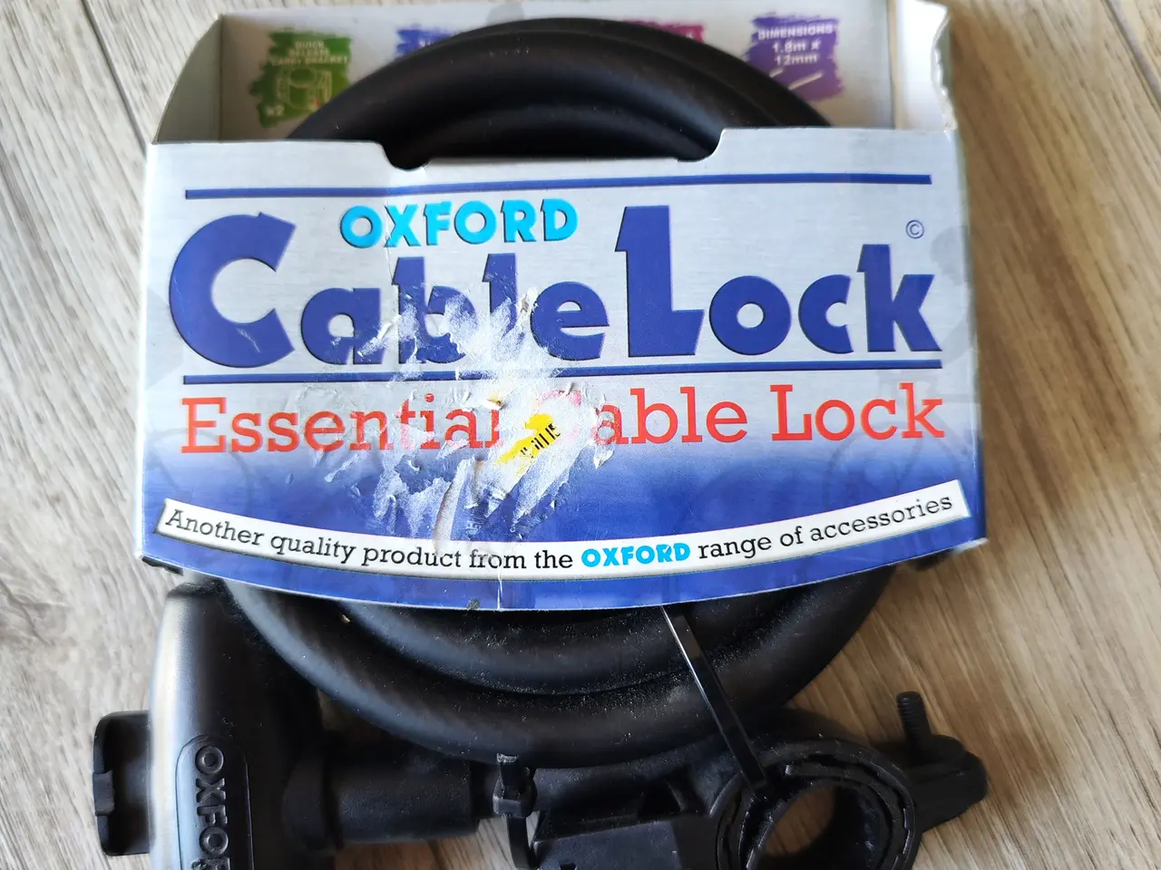 Billede 1 - Cablelock cykellås *NY*