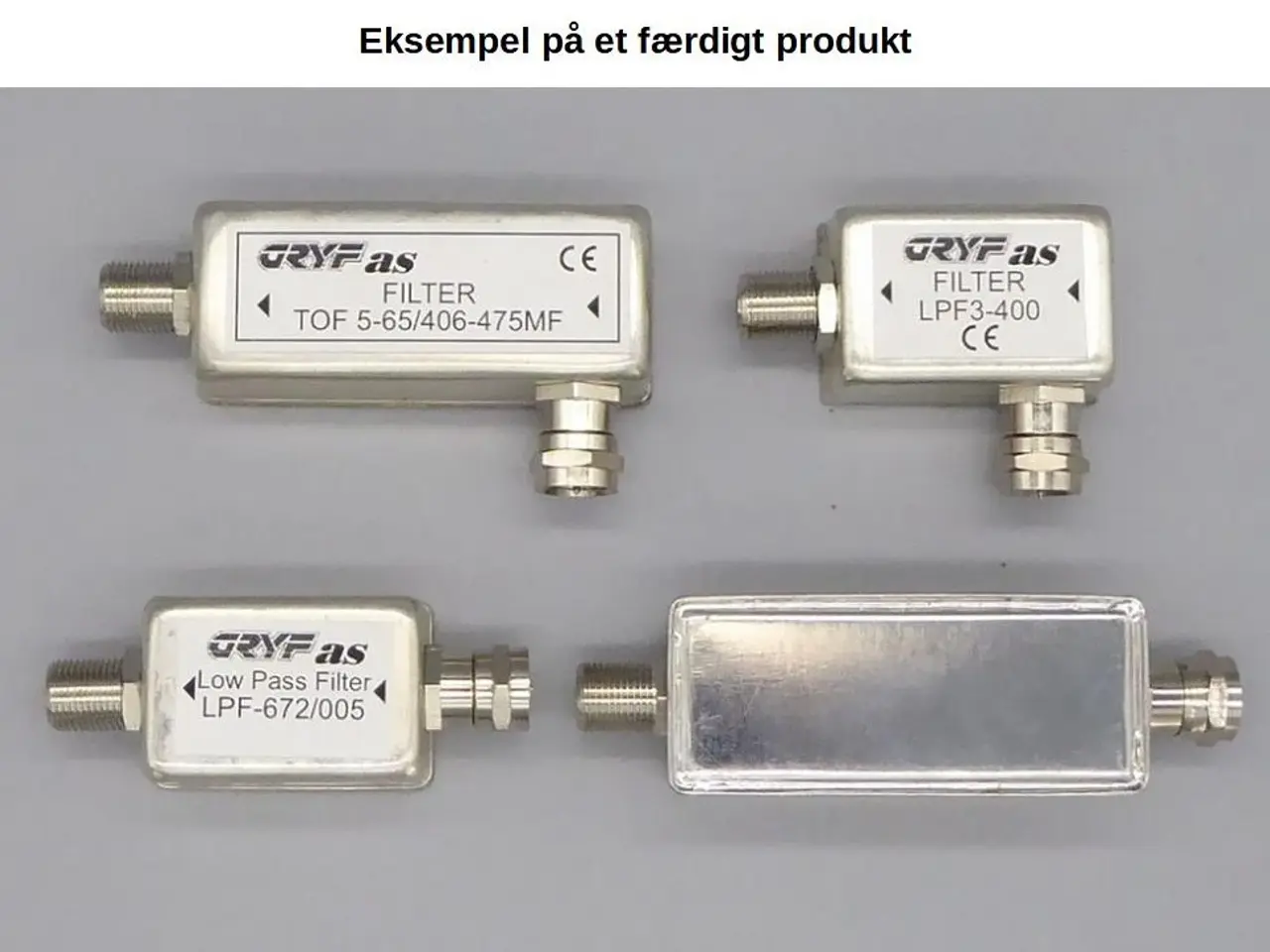 Billede 7 - ELEKTRONIK METAL ÆSKER & F-STIK.
