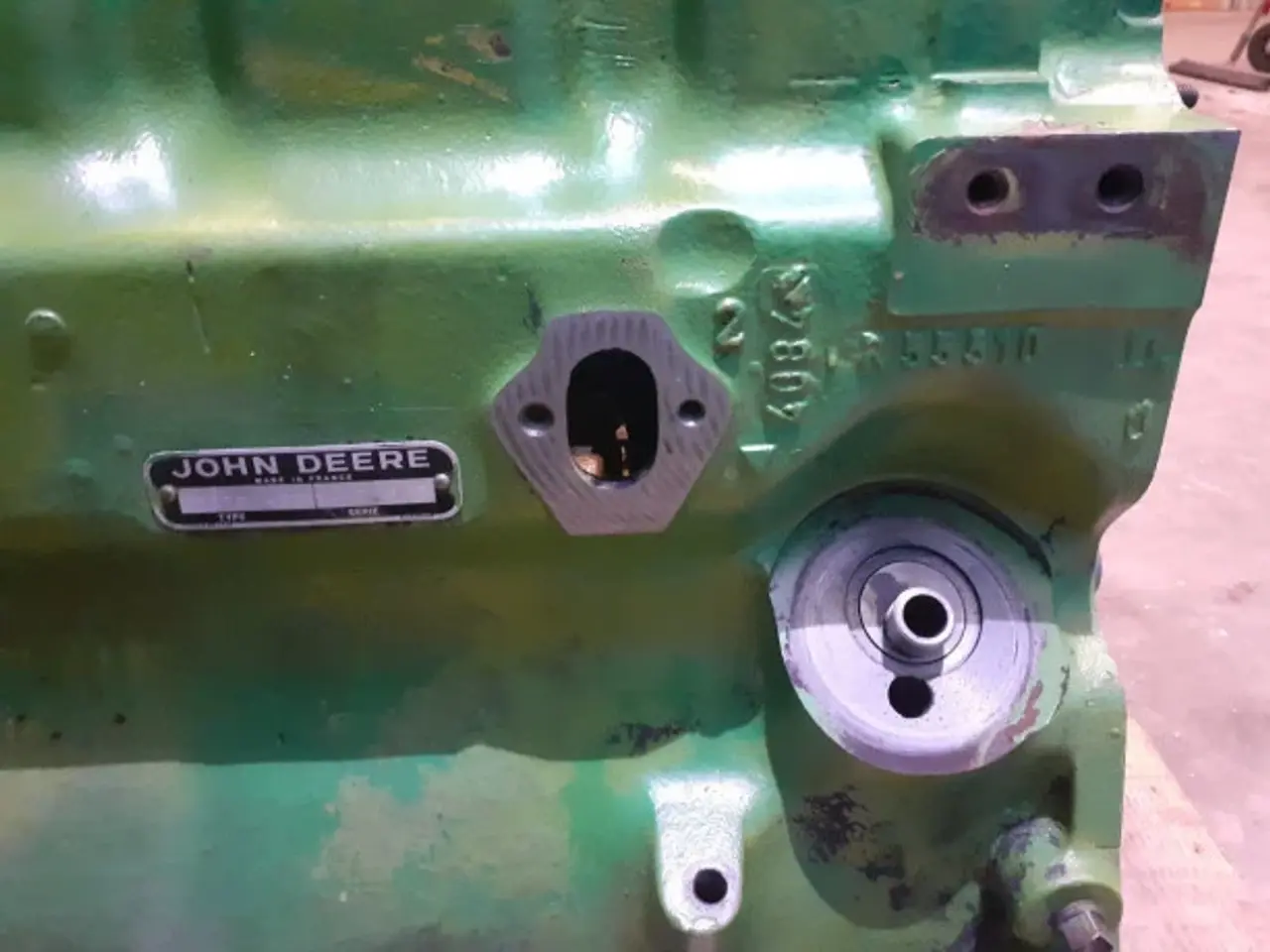 Billede 3 - John Deere 4.239DL-01 Blok og krumtap